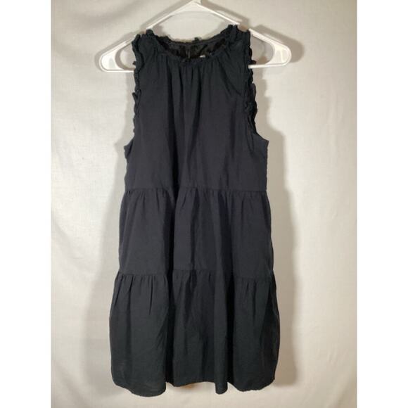 COPPER KEY Black Sleeveless Tiered Dress Ruffled Womens Small - Picture 1 of 5